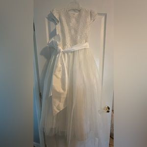 Cream communion dress